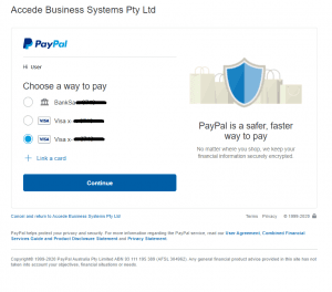 PayPal Dashboard
